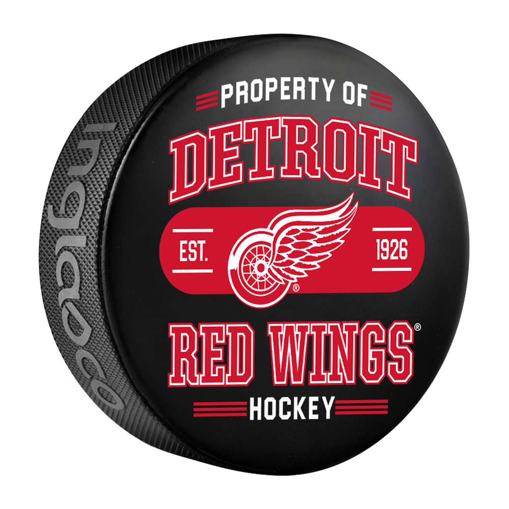 NHL Detroit Red Wings Property Of Souvenir Collector Hockey Puck