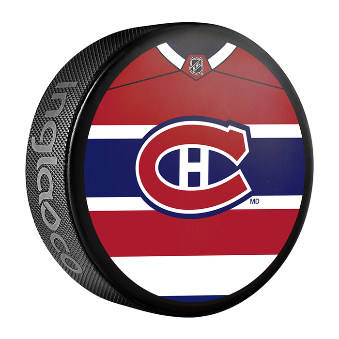 NHL Montreal Canadiens Jersey Design Souvenir Collector Hockey Puck