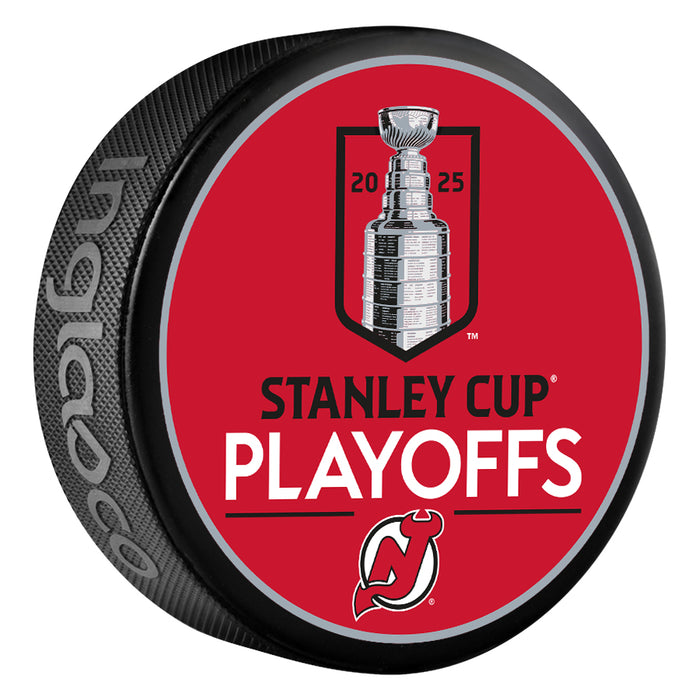 NHL New Jersey Devils 2025 Stanley Cup Playoffs Souvenir Collector Hockey Puck