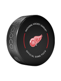 NHL Detroit Red Wings 2023-24 Official Game Hockey Puck In Cube