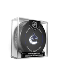 NHL Vancouver Canucks 2023-24 Official Game Hockey Puck In Cube