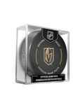 NHL Vegas Golden Knights 2023-24 Official Game Hockey Puck In Cube