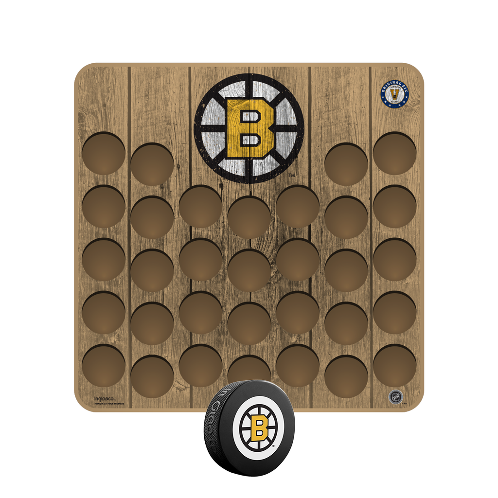 NHL Vintage Boston Bruins Hockey Puck Wall Plaque