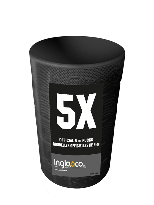 Official Slovakian 6oz Hockey Pucks 5-Pack