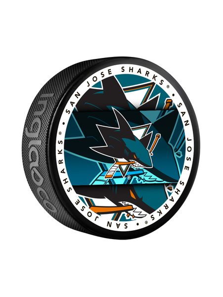 San Jose Sharks NHL 9 Hockey Pucks All Stars store Playoffs Wooden Shadowbox 13”X13”