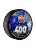 NHLPA John Tavares Toronto Maple Leafs 400 Goals Souvenir Hockey Puck In Cube