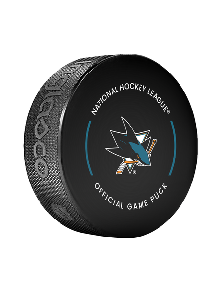 NHL San Jose Sharks Officially Licensed 2023-2024 Team Game Puck Design In  Cube - New Fan Pink