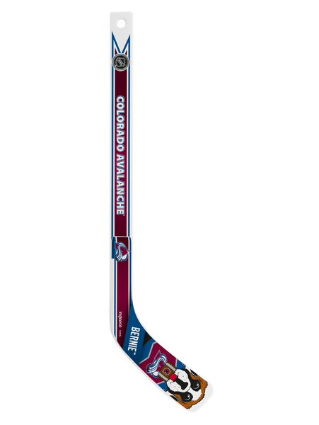 NHL Colorado Avalanche Mascot White Plastic Player Mini Stick – Inglasco  Inc.