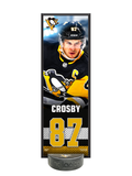NHLPA Sidney Crosby #87 Pittsburgh Penguins Deco Plaque And Hockey Puck Holder Set