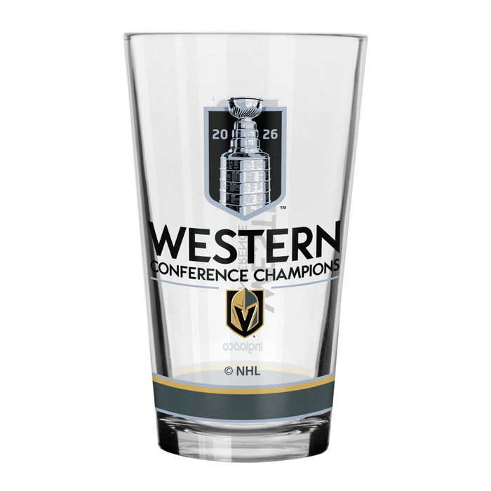 NHL Vegas Golden Knights Playoffs 2026 16 OZ Mixing Glass - Western Conference Champs