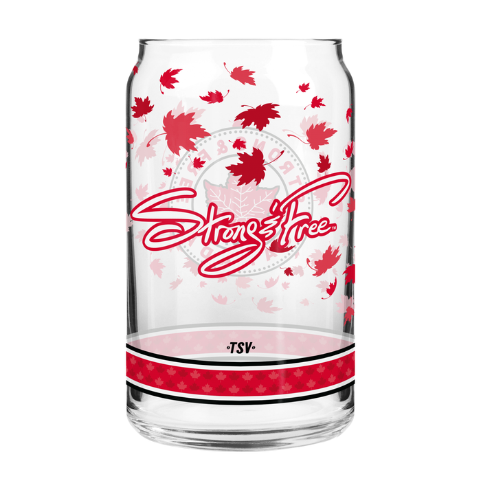 Verre à canette Strong and Free Canada de 16 oz