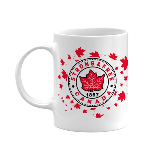 Strong and Free Canada 11 oz Sublimated Ceramic Mug