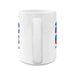 FIFA World Cup 26 Toronto white ceramic mug back-handle view, print visible on both sides