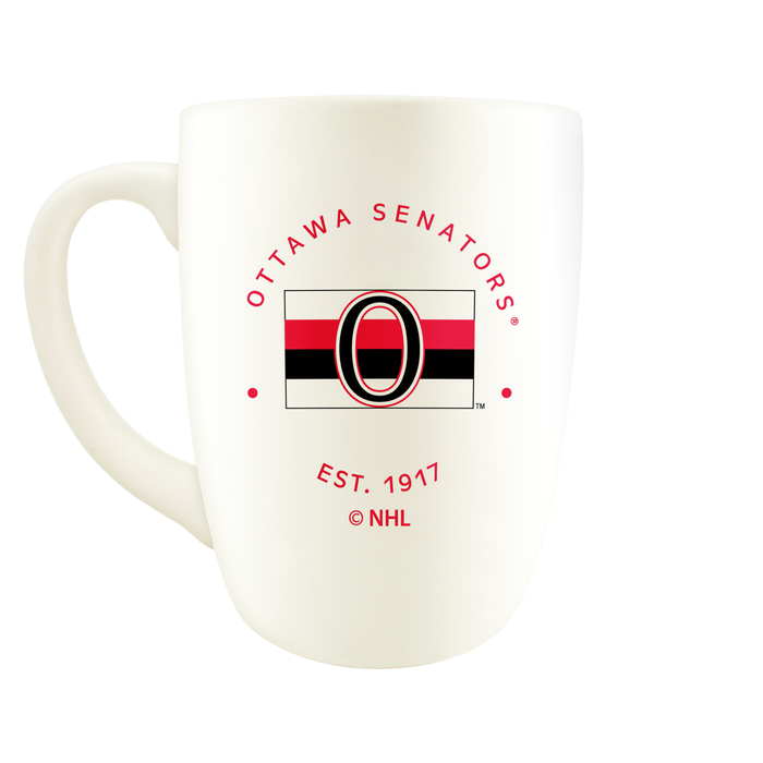 NHL Ottawa Senators Stamp 14 oz Retro Diner Mug