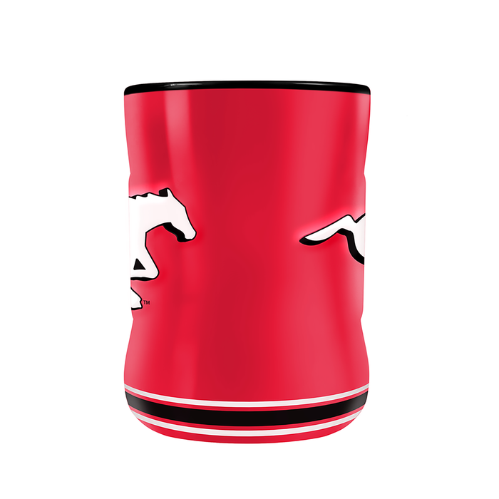 Tasse sculptée avec écusson de l'équipe des Stampeders de Calgary de la LCF (14 oz)