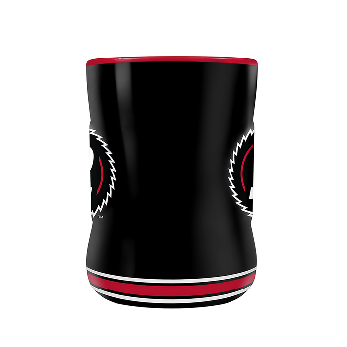 Tasse sculptée avec écusson de l'équipe des Redblacks d'Ottawa de la LCF (14 oz)