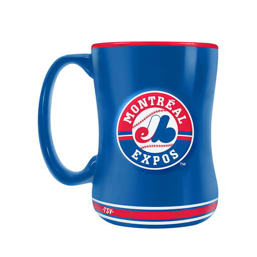 Montreal Expos Team Crest Sculpted Mug (14 oz)