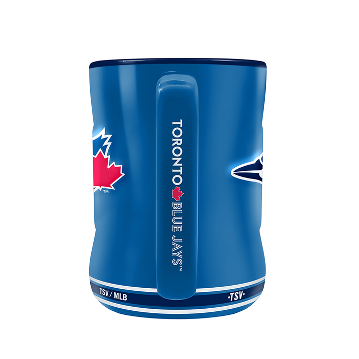 Toronto Blue Jays Team Crest Sculpted Mug (14 oz)