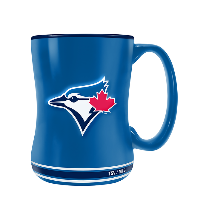 Toronto Blue Jays Team Crest Sculpted Mug (14 oz)