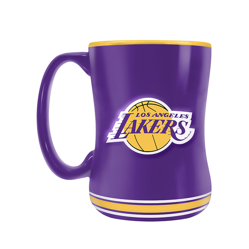 Los Angeles Lakers Team Crest Sculpted Mug (14 oz)