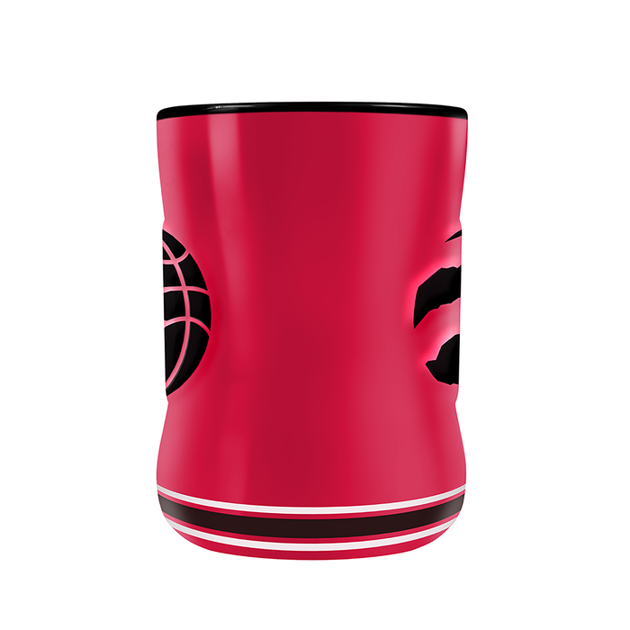 Tasse sculptée avec écusson de l'équipe des Raptors de Toronto de la NBA (14 oz)