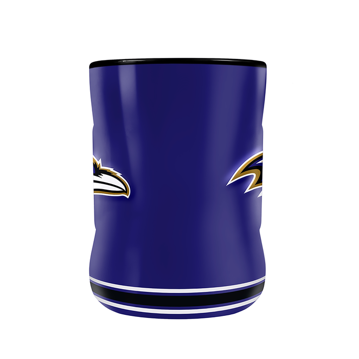 NFL Baltimore Ravens Team Crest Sculpted Mug (14 oz)