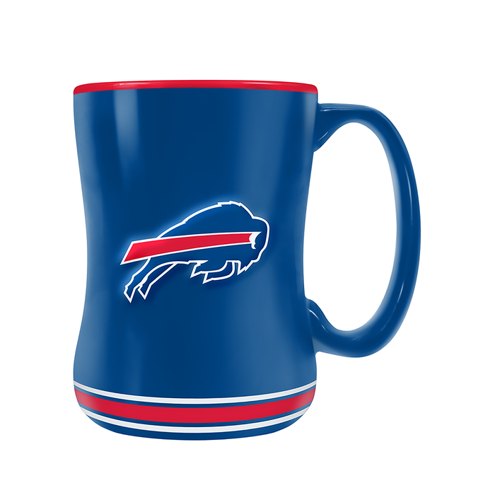 NFL Buffalo Bills Team Crest Sculpted Mug (14 oz)
