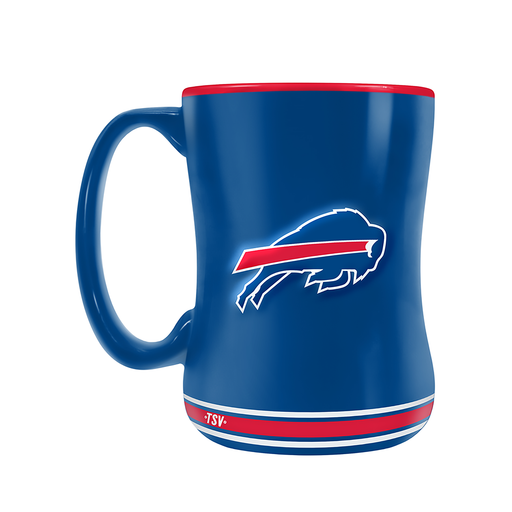 Buffalo Bills Team Crest Sculpted Mug (14 oz)