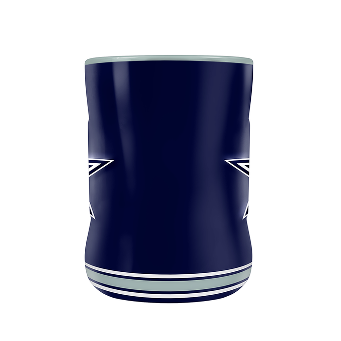 Tasse sculptée avec écusson de l'équipe NFL des Cowboys de Dallas (14 oz)