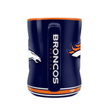 Denver Broncos Team Crest Sculpted Mug (14 oz)