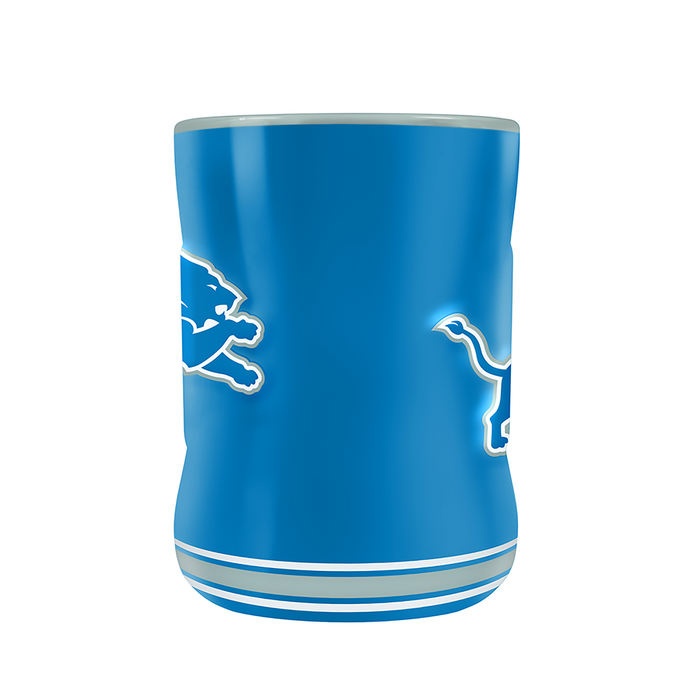 Tasse sculptée avec écusson de l'équipe des Lions de Détroit de la NFL (14 oz)