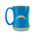 NFL Los Angeles Chargers Team Crest Sculpted Mug (14 oz)