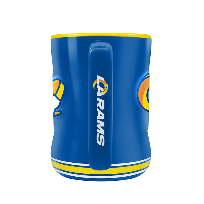 NFL Los Angeles Rams Team Crest Sculpted Mug (14 oz)