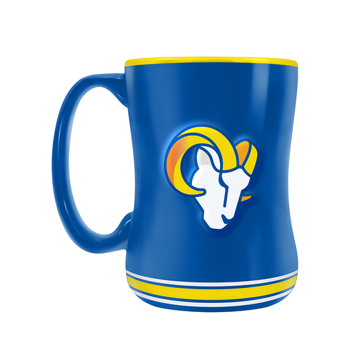 Los Angeles Rams Team Crest Sculpted Mug (14 oz)