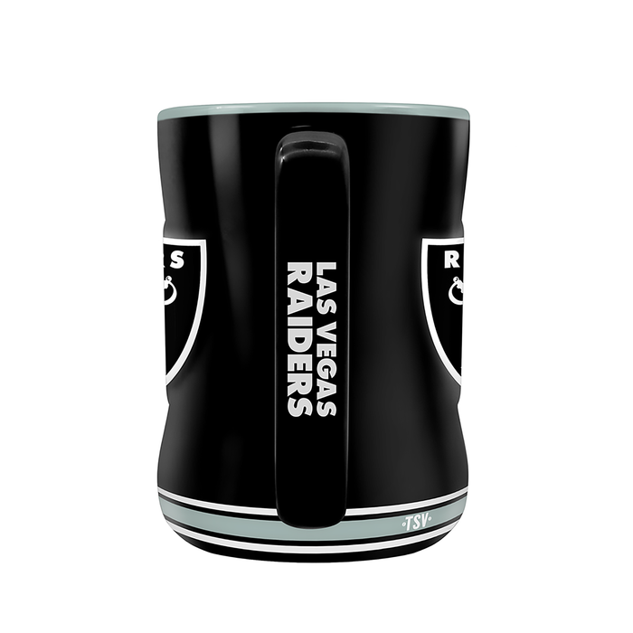 NFL Las Vegas Raiders Team Crest Sculpted Mug (14 oz)