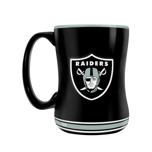 Las Vegas Raiders Team Crest Sculpted Mug (14 oz)