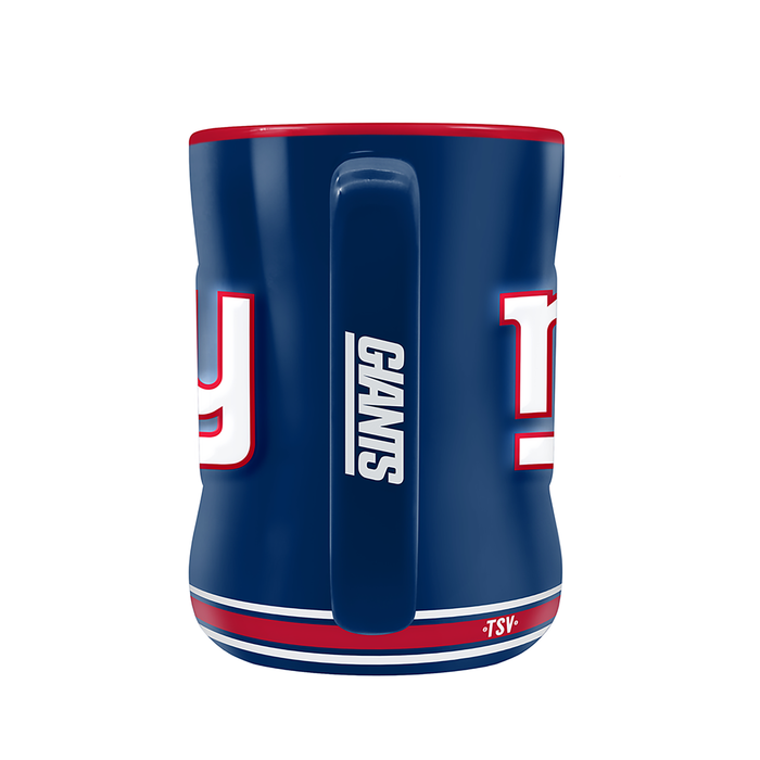 NFL New York Giants Team Crest Sculpted Mug (14 oz)