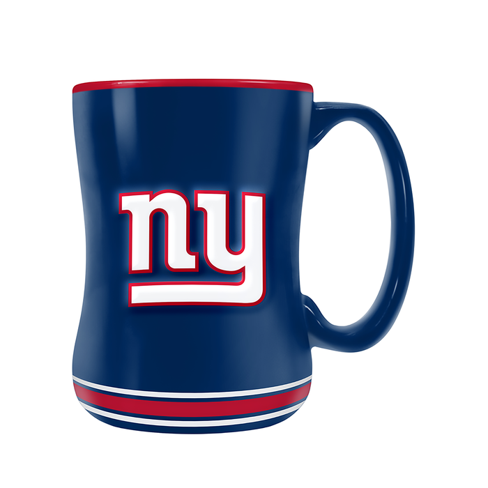 NFL New York Giants Team Crest Sculpted Mug (14 oz)