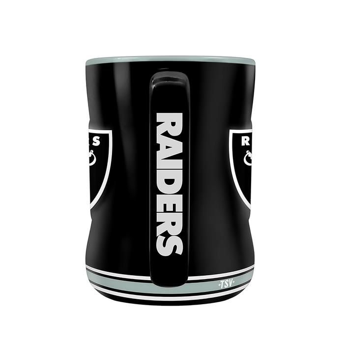 NFL Oakland Raiders Team Crest Sculpted Mug (14 oz)