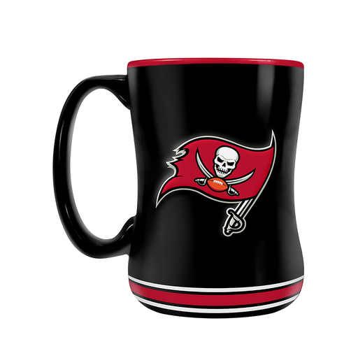 Tampa Bay Buccaneers Team Crest Sculpted Mug (14 oz)