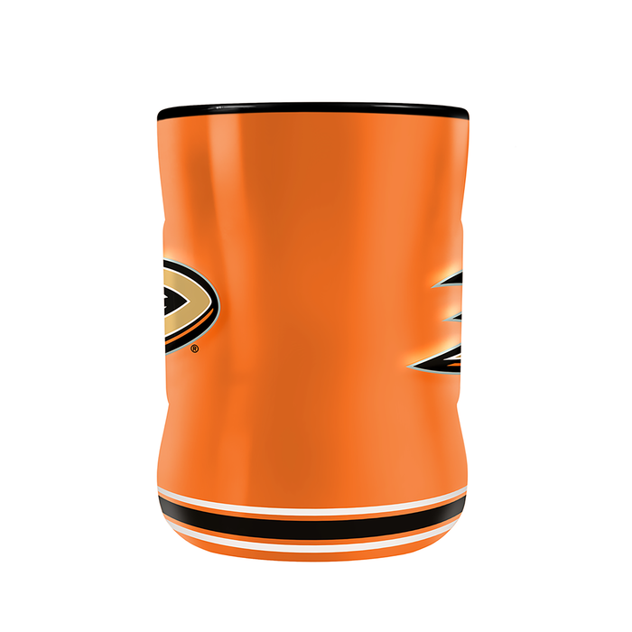 Tasse sculptée avec écusson de l'équipe des Ducks d'Anaheim de la LNH (14 oz)