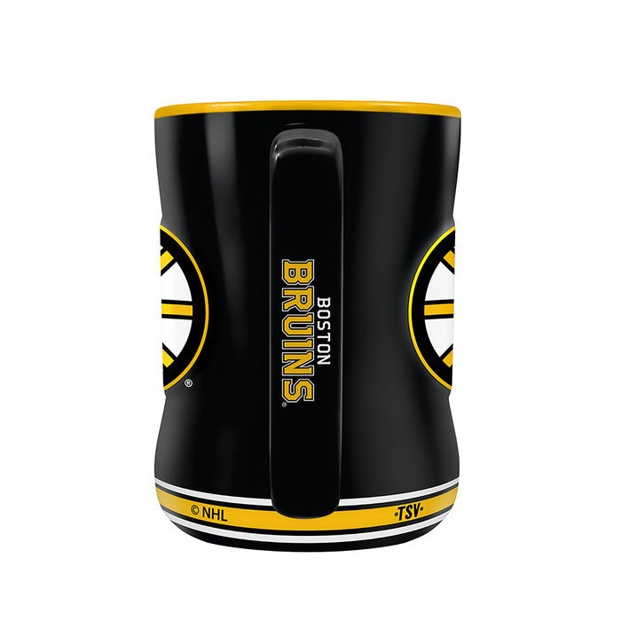 Tasse sculptée avec écusson des Bruins de Boston de la LNH (14 oz)