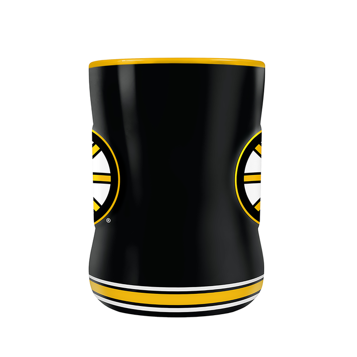 Tasse sculptée avec écusson des Bruins de Boston de la LNH (14 oz)
