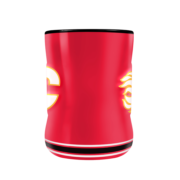 NHL Calgary Flames Team Crest Sculpted Mug (14 oz)