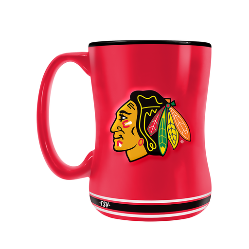 Chicago Blackhawks Team Crest Sculpted Mug (14 oz)
