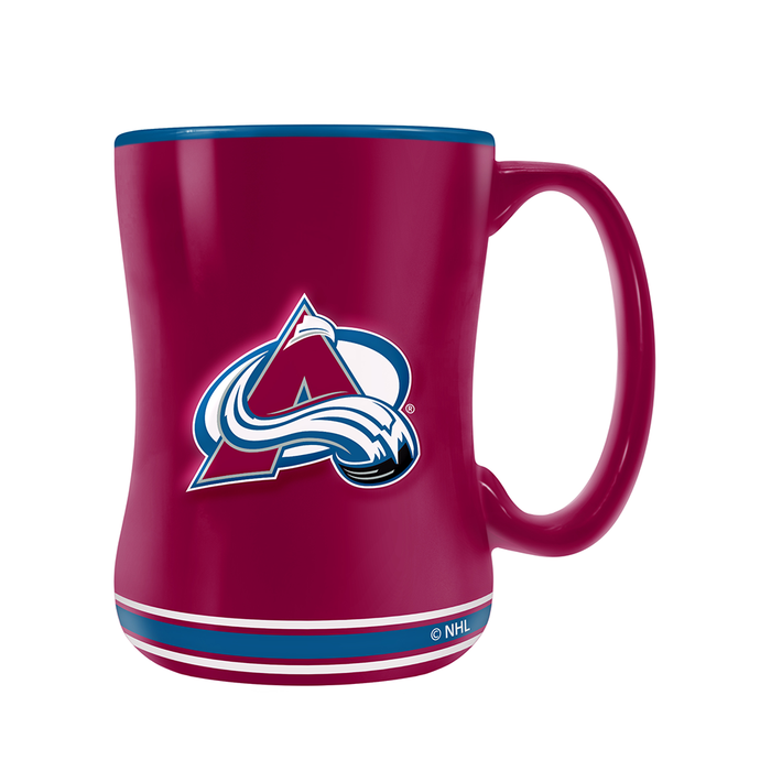 NHL Colorado Avalanche Team Crest Sculpted Mug (14 oz)