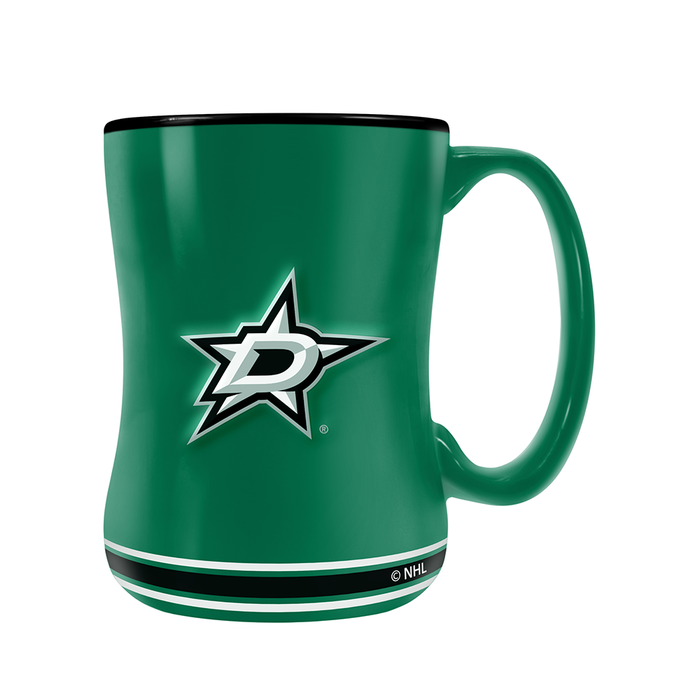 NHL Dallas Stars Team Crest Sculpted Mug (14 oz)