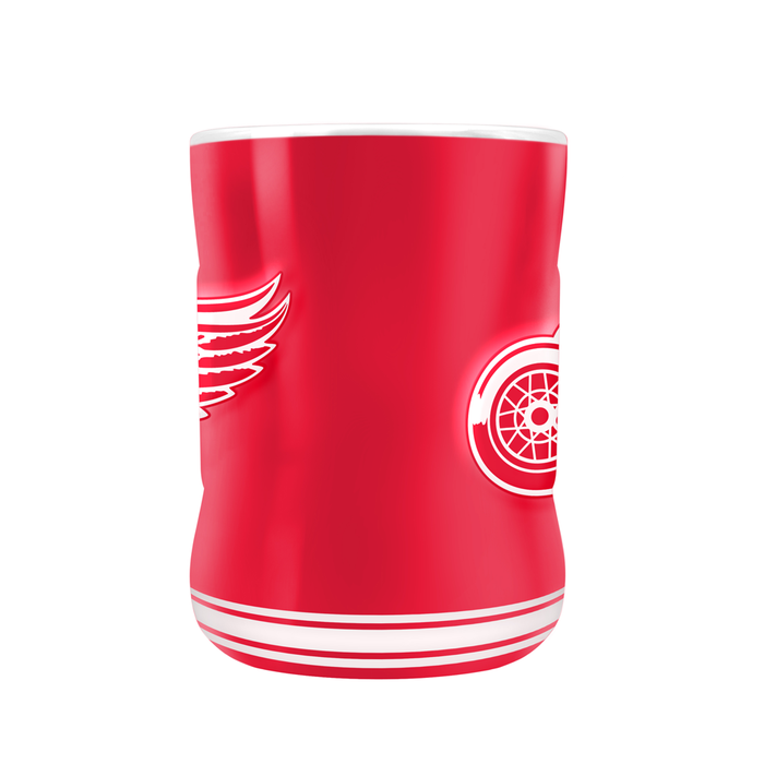 Tasse sculptée avec écusson de l'équipe des Red Wings de Détroit de la LNH (14 oz)