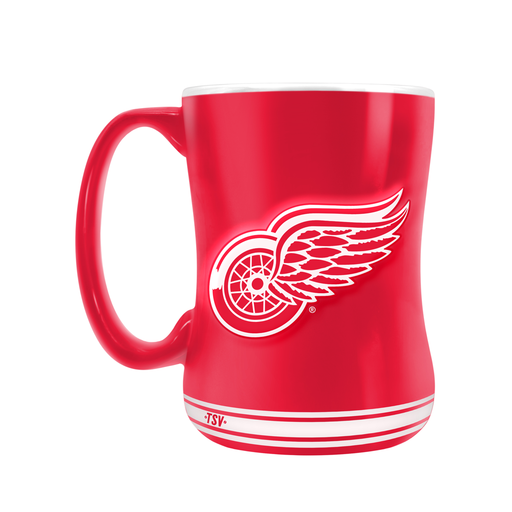 Detroit Red Wings Team Crest Sculpted Mug (14 oz)