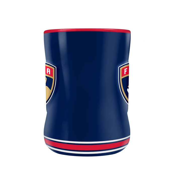 Tasse sculptée avec écusson de l'équipe des Panthers de la Floride de la LNH (14 oz)